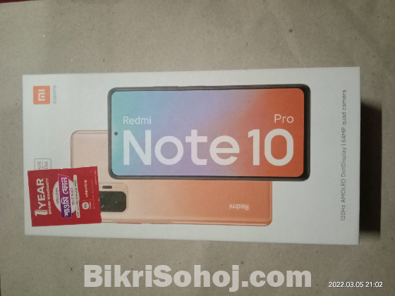 Redmi note 10 pro 6/128gb